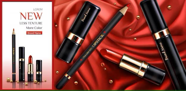 Lipstick collection banner - Premium lip makeup products