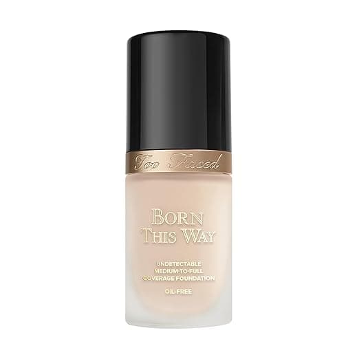 Too Faced Born This Way Natural Finish Longwear Liquid Foundation | Medium-To-Full Coverage | Hydrating + Oil Free