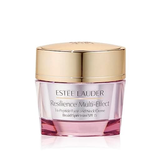Estée Lauder Resilience Multi-Effect Tri-Peptide Face and Neck Cream Moisturizer SPF 15 | Plumping & Anti-Aging